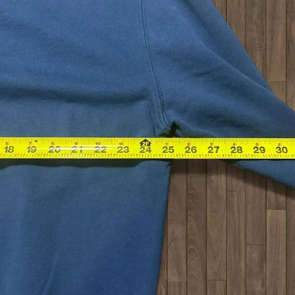 Vintage J Crew Sportswear Quarter Zip Deep Blue‎ Sz Large
